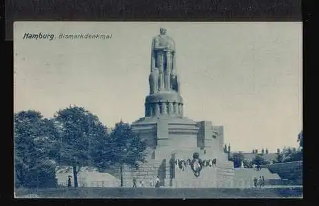 Hamburg. Bismarckdenkmal