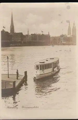 Hamburg. Binnenalster. Foto.