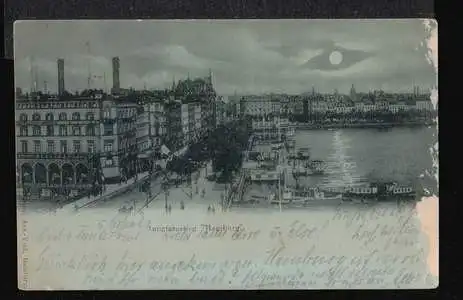 Hamburg. Jungfernstieg