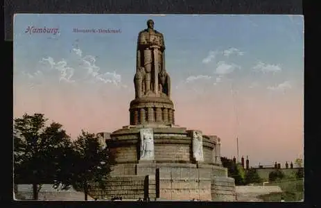 Hamburg. Bismarckdenkmal