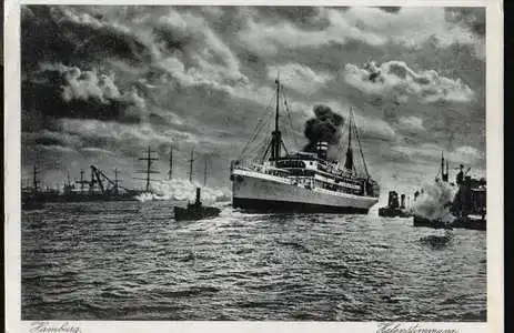 Hamburg. Hafenstimmung