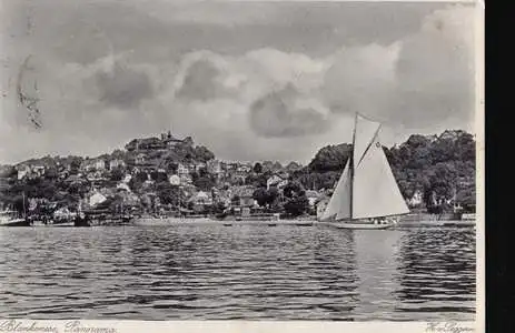 Hamburg. Blankenese. Panorama.