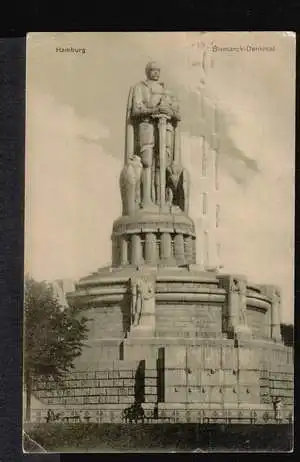 Hamburg. Bismarckdenkmal