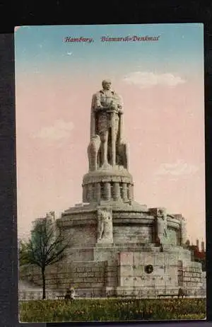 Hamburg. Bismarckdenkmal