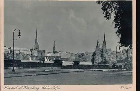 Hamburg. Alsterufer