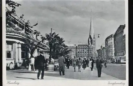 Hamburg. Jungfernstieg