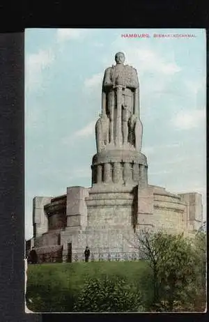 Hamburg. Bismarckdenkmal