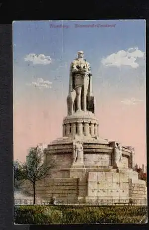 Hamburg. Bismarckdenkmal