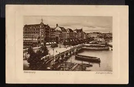 Hamburg. Jungfernstieg