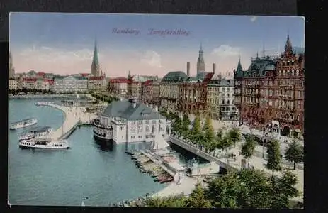 Hamburg. Jungfernstieg
