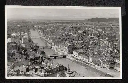 Graz gegen Süden vom Schlossberg