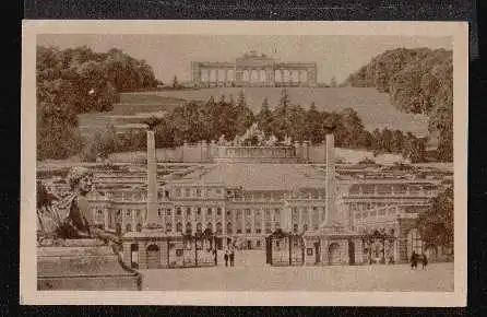 Wien, Schloß Schönbrunn, Gesamtansicht