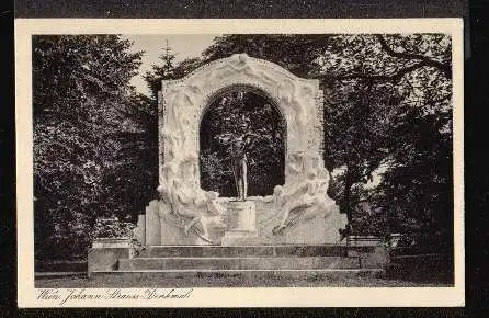 Wien. Johann Strauss Denkmal