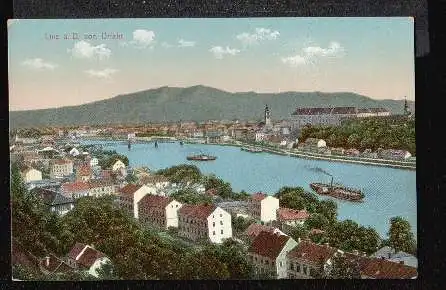 Linz a.d. Donau. Von Urfahr.