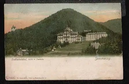 Semmering. Südbahnhotel,