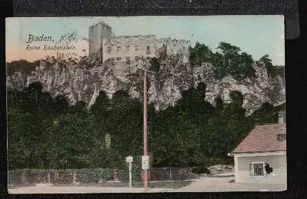 Baden. Ruine Rauhenstein