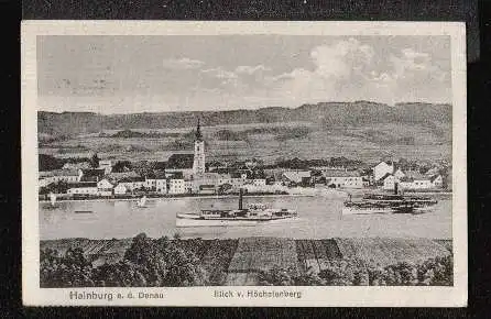 Hainburg a. d. Donau. Blick v. Höchstenbeg