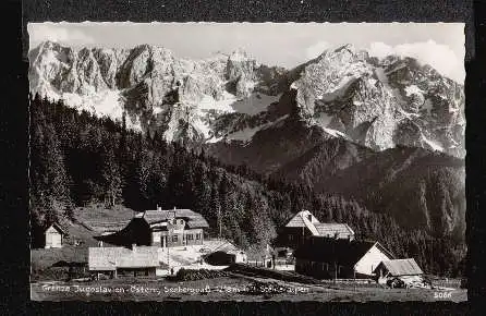 Seebergpass. Grenze Jugoslavien Österreich