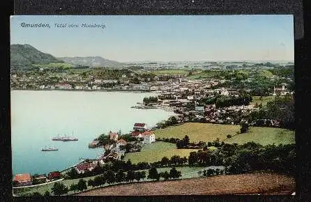 Gmunden. Total vom Moosberg