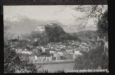 Salzburg gegen den Untersberg