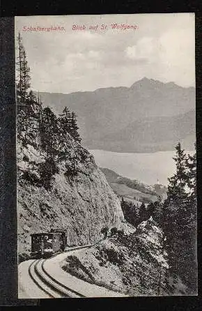 Schafbergbahn. Blick auf St. annt. fgang