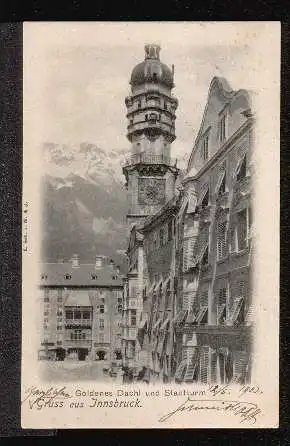 Innsbruck. Goldenes Dachl und Stadtturm