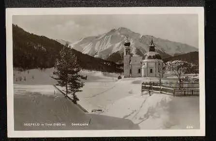 Seefeld in Tirol. Seekapelle