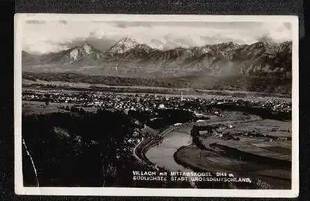 Villach mit Mittagskogel