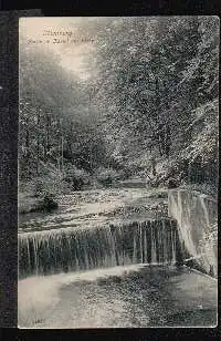 Ilsenburg. Partie im Ilsetal am Wehr