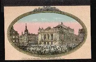 Lille. Vue de Nouveau theatre et de la Nouvelle Bourse