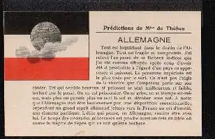 Predictions de M*&quot; de Thebes. Allemagne
