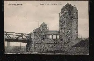 Duisburg Ruhrort. Partie an der neuen Rheinbrücke