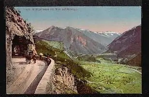 Brünigstrasse mit Blick auf meiringen.