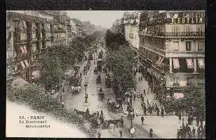 Paris. Le Boulevard Montmarte.