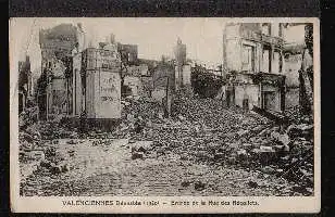 VALENCIENNES (194O). Entree de la Rue du Recollets.