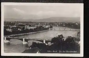 Basel. Die drei Rheinbrücken.