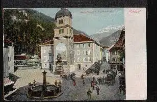 Altdorf. Marktplatz und Telldenkmal