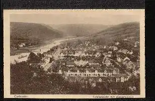 Carlshafen. Totalansicht mit Weserbrücke