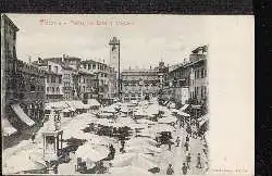 Verona. Piazza del Erbe o Mercato.