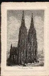Köln. Der Dom. Westseite