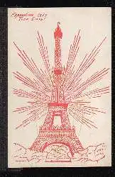 Exposition 1937. Tour Eiffel.