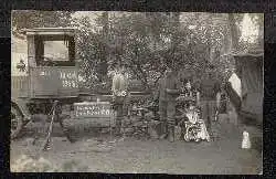LKW. Reparatur in Cambrei 1914