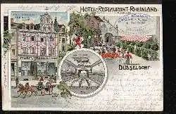 Düsseldorf. Hotel Restaurant Rheinland