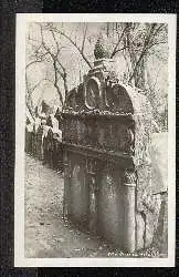 Praha. Pomnik Rabina Löwy.