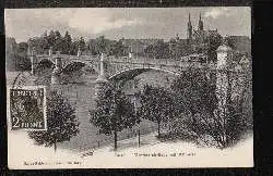 Basel Wettsfeinbrücke mit Münster