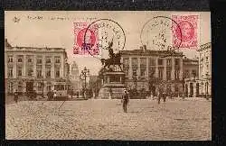 Belgien. Bruxelles. Place Royale et rue de la Regence.