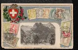 Briefmarken. Schweiz. Grindelwald.