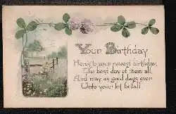 Your Birthdhay. Litho