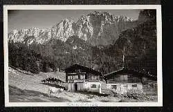 Kaindlhütte, 1318 m, mit Scheffauer