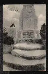 Friedhofs Denkmal in der Champagne.